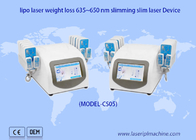 650nm Lipo Laser füllt Laser-Fettabsaugungs-Maschine für verringern Cellulite-fetten Abbau auf