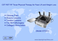 Tragbare 448KHz CET RET RF Schmerzlinderung TECAR Therapie Maschine für Hautverengung