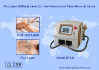 Schmerzlose Picosecond Tattoo Entfernung Diodenlaser 2 in 1 Haarentfernung Maschine