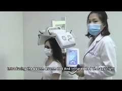 660nm Dioden-Haarwuchsmaschine Lasertherapie-Maschine HR208 1 Jahr Garantie