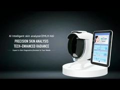 Demo der intelligenten 36-Millionen-Pixel-8-Spektral-Gesichtsscanner-Hautanalysegerät