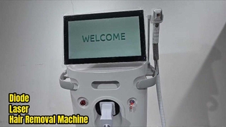 Alle Hauttypen Hautverjüngung 755 nm 808 nm 1064 nm Diodenlaser-Haarentfernungsgerät