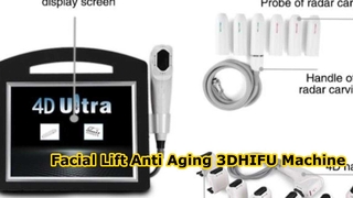 Gesichtsstraffung Anti-Aging 3D HIFU-Maschine Ultraschall-Körperschlankheits-Schönheitsmaschine