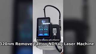 Picosekunden 532nm 1064nm 1320nm Tattooentfernungs-ND-Yag-Laser-Maschine