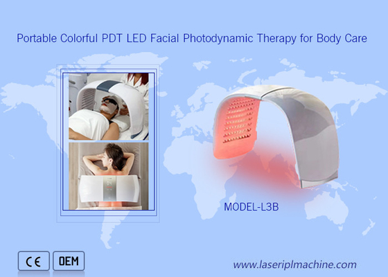 Salongebrauch Portable Farbige Pdt Led Photodynamische Therapie Maschine für alternde Haut