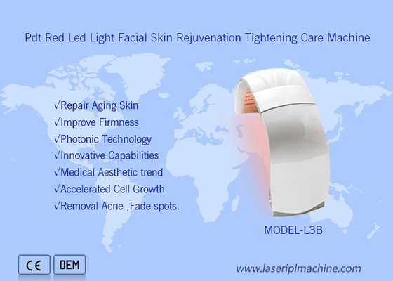 Tragbare 640nm farbenfrohe Pdt-LED-Lichttherapie-Maschine für Körperpflege