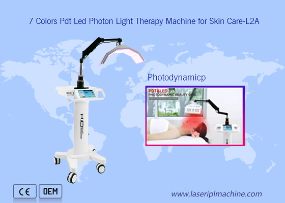 7 Colors Pdt Led Photon Therapy Gesichtslifting Schönheitsmaschine für Hautpflege.