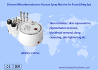 Tragbare Reinigungsmaschine 3in1 Diamond Dermabrasion Skin Peeling Facial