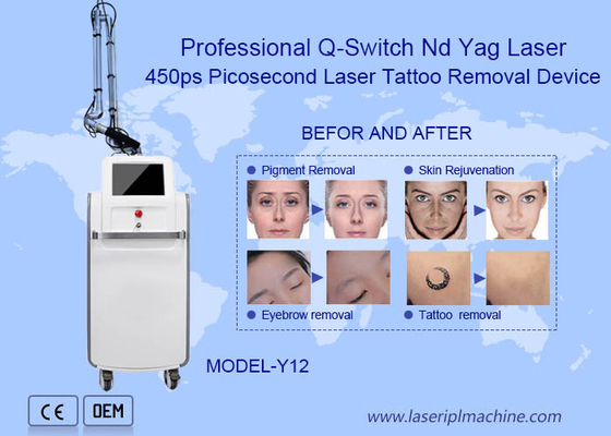 755nm professionelle Nd Yag Picosecond Laser Tattoo Entfernung Maschine