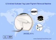532nm Koffer Laser Tattoo Entfernung Maschine Q Switched Nd Yag