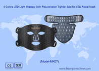 4 Farben LED-Licht mit Infrarot-Silicon-Maske für das ganze Gesicht Faltenentfernung Hautpflege