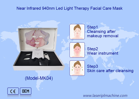 4 Level LED Intensität Infrarotlicht Gesichtsmaske Home Beauty Device