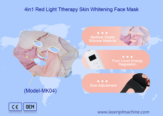 630nm/880nm/590nm/470nm Led Gesichtsmaske Lichttherapie für den Modus Rot/Gelb/Blau/Infrarotlicht