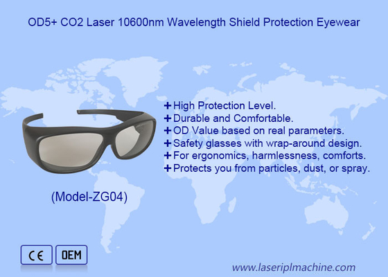Hochwertige OD5 Sicherheitsbrille Augenschutzbrille Laser-Sicherheitsbrille