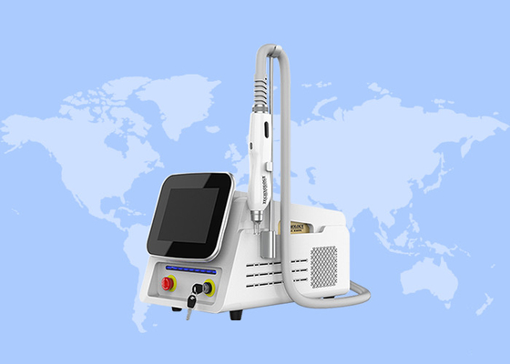 Portable 3 Wellenlänge Picosecond Nd Yag Laser für Pigmententfernung Tattoo Entfernung