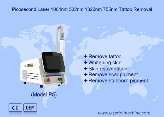 Picosecond Nd Yag Laser Maschine für die Entfernung von Sommersprossen Augenbrauenentfernung