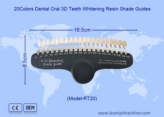 Zahnreinigung Zahnbleiche Zahn 3D-Bleaching Schattierung Guide-Gerät
