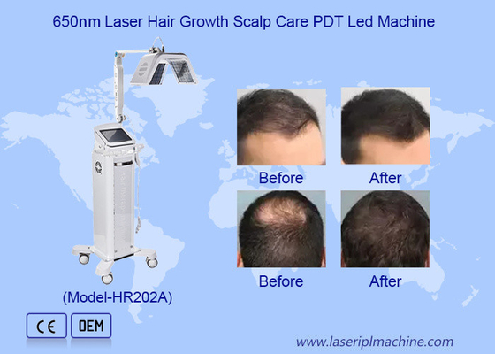 Sicherer Hochfrequenz-Haarwuchs-Stimulator-Maschine Lasertherapie-Maschine