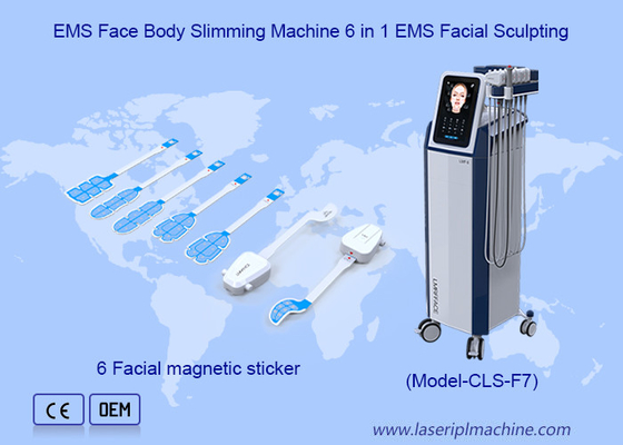 6 in 1 EMS Gesichtsbildhauerei Faltenentfernung EMRF Gesichts-Körper-Schlankheitsmaschine