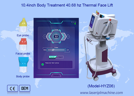3in1 40,68MHz fokussierte Thermolift RF Hautverstärkungsmaschine
