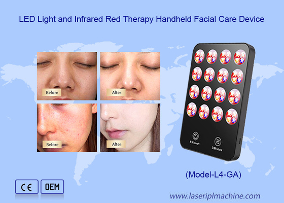 Handheld Infrarot-Rot-Therapie Gesichtspflege Hautbleiche LED-Lichtgerät
