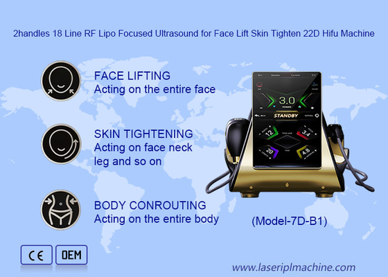 Tragbare 2 in 1 13d Max Dual System Hifu Maschine für Anti-Aging Baby Slimming