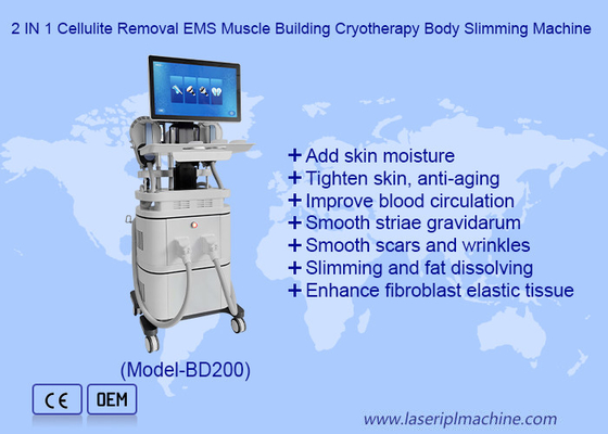 EMS RF Muskelaufbau 40k Kavitation 360 Kryotherapie Fettgefriermaschine