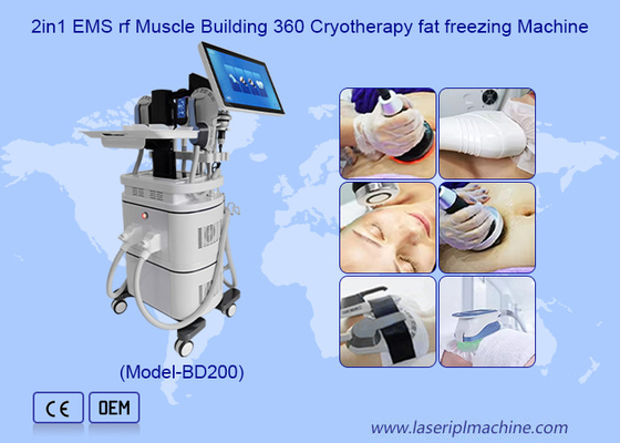 EMS RF Muskelaufbau 40k Kavitation 360 Kryotherapie Fettgefriermaschine