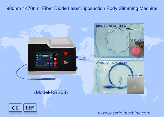 1470nm 980nm Diodenlaser Hämorrhoiden Behandlung Fettabsaugung Körper Schlankheitsmaschine