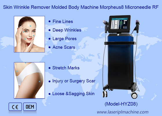 Haut Faltenentferner geformte Körpermaschine Morpheus8 Mikroneadle RF