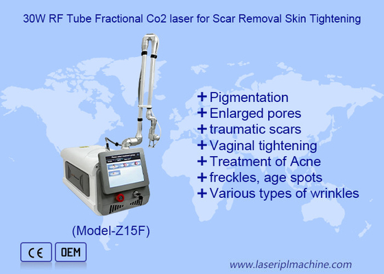 30W RF-Rohr-Fraktions-CO2-Laser zur Narbenentfernung und Hautverengung