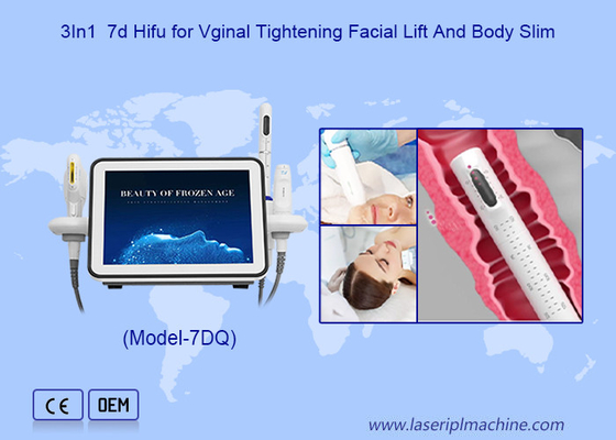 3in1 7d Hochintensität Hifu für Vaginal Straining Gesichtslift und Körper Slim