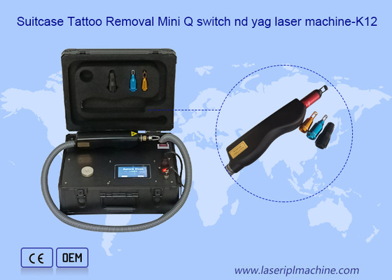 1320nm 10ns Koffer Q Switch Nd Yag Laser Tattoo Entfernung Pigment Entfernung Maschine