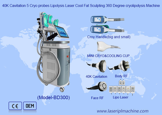 40k Kavitation RF Gewichtsverlust Skulptur 360 Cryolipolyse Maschine