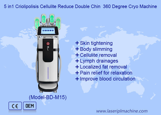 5 in1 Cryolipolisis Cellulite Reduktion Doppelkinn 360 Grad Cryo Maschine