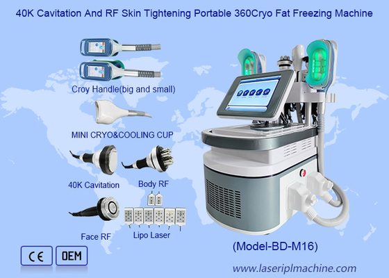 40K Kavitation und HF Hautverengung Portable 360Cryo Fett Gefriermaschine