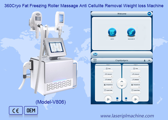 360 Cryo Fat Freezing Roller Massager Anti Cellulite Entfernung Gewichtsverlust Maschine