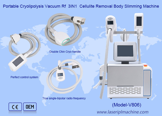Tragbare Cryolipolyse Vakuum Rf 3IN1 Cellulite Entfernung Körper Abnehmen Maschine