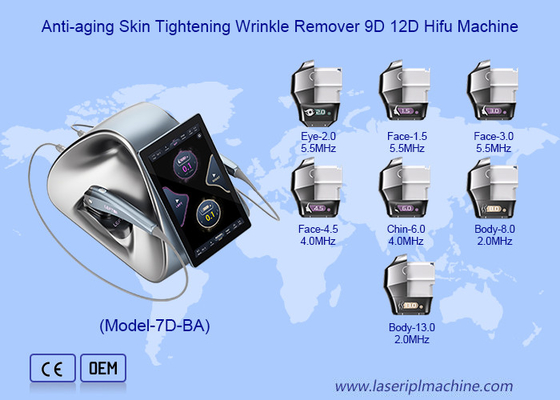 Anti-Aging Haut Straffung Faltenentferner 9D 12D Hifu Maschine