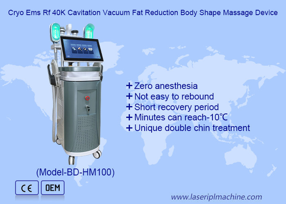 360 Cryo Plus 40K RF Vakuum EMS Gewichtsverlust Haut straffen 360 Cryolipolyse Und Emslim