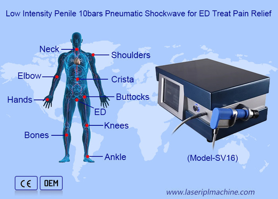 2000000Schüsse Erektionsstörungen Ed Luftdruck Radial-Schockwellen-Therapie-Maschine