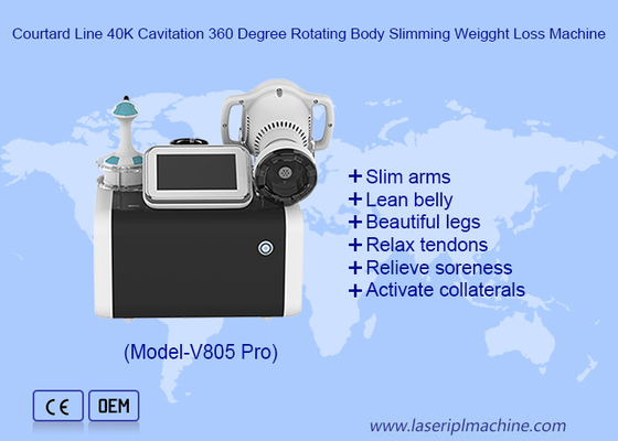 360-Roller Anti Cellulite Körperentspannung Rf Vacumm 40K Kavitation Velashaping Schlankheitsmaschine