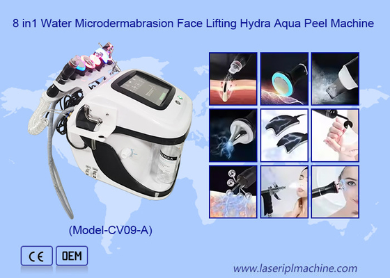 8 in 1 Tiefreinigung Gesichtslifting Multifunktionelle Rf Mikrodermabrasion Hydro Gesichtsmaschine