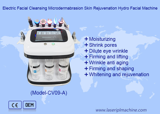 Hautverjüngung Mikrodermabrasion Blasen Sauerstoff Rf Hydro Aqua Peeling Maschine
