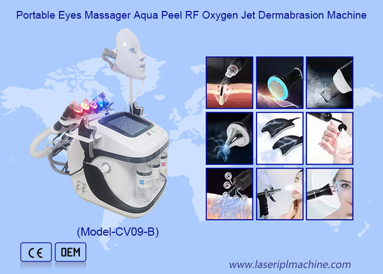9 in 1 Hautpflege Faltenentfernung Aqua Peel Hydro Jet Peeling Rf Mikrodermabrasion Gesichtsmaschine