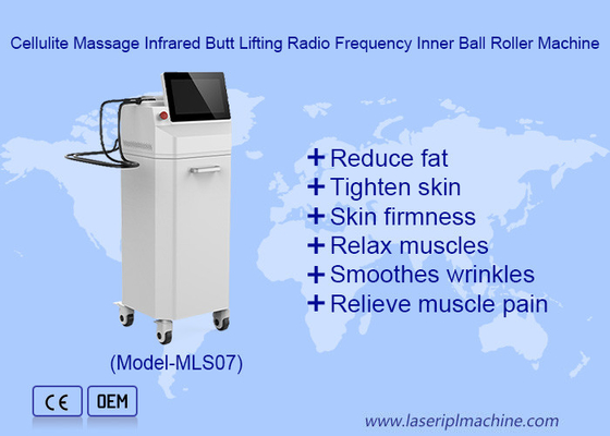 360° Dreh 7 Köpfe 2 in 1 Massage Körper Kontur Innenkugel Roller RF Therapie Maschine