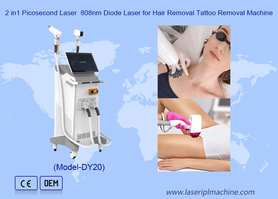 Laser-Haarentfernung und Tattoo-Entfernung 2 in 1 Multifunktionales Pico Second Nd Yag Laser
