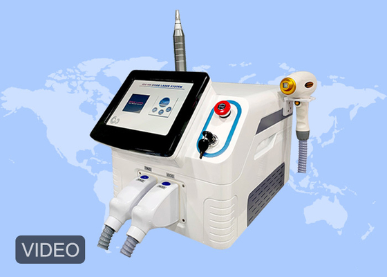 Nd Yag Dioden-Laser-Haar-Abbau und Pico Laser 2 des Tätowierungs-Abbau-808nm in 1