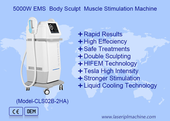 2 Handgriffe EMS Gewichtsverlust Muskelaufbau HI EMT Tiefmuskel-Stimulationsmaschine