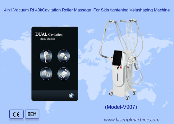 4in1 Vakuum Rf 40kCavitation Roller Massage Für Haut Straining Velashaping Maschine